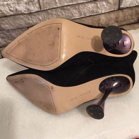 Gianni Bini Black Suede Bootie - Picture 7 of 10